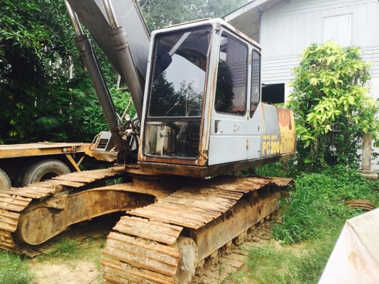 (รถมี3คัน)...PC200-5 คอนโทนสั้น1ยาว2..รถพร้อมใช้ สภาพดีใช้ได้....