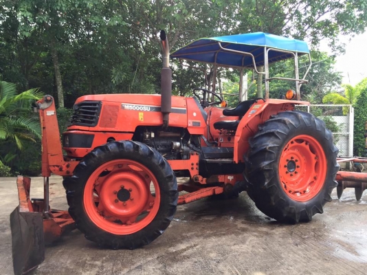 ขายรถไถ Kubota M5000 SU(4WD) พร้อมใบมีดและผานพรวน รถพร้อมใช้งาน