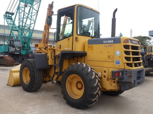 รถตัก โคมัตสุ WA100-3 #55691 รถนำเข้าจากญี่ปุ่น ตอนนี้รถจอดที่นิคมบางปะอิน อยุธยา ไม่เคยใช้งานในไทย ติดต่อ ใหม่ 061-4194022
