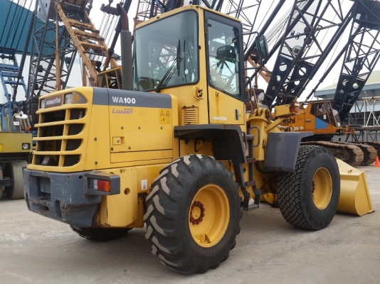 รถตัก โคมัตสุ WA100-3 #55691 รถนำเข้าจากญี่ปุ่น ตอนนี้รถจอดที่นิคมบางปะอิน อยุธยา ไม่เคยใช้งานในไทย ติดต่อ ใหม่ 061-4194022