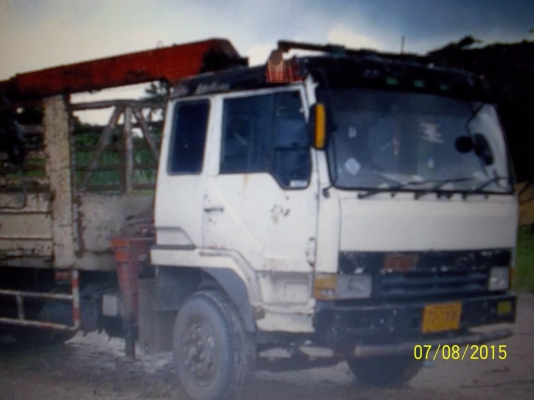 ขาย 10ล้อ มิตซูบิชิ เพลาเดียว ยาว7.30 ม. ติดเครน 3.5 ตัน เอกสารพร้อมโอน