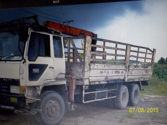 ขาย 10ล้อ มิตซูบิชิ เพลาเดียว ยาว7.30 ม. ติดเครน 3.5 ตัน เอกสารพร้อมโอน