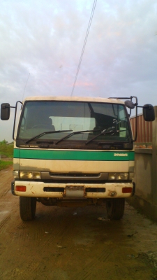 รถบรรทุก 6 ล้อ NISSAN PKB214N เครื่องยนต์ FE6 213ps สนใจ ติดต่อ 092-315-8787 กอล์ฟ*