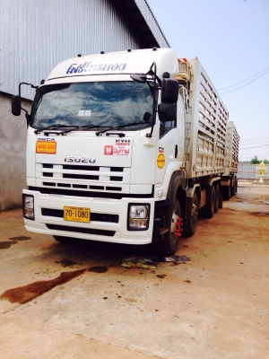 ขายดาวน์  รถพ่วงดั้มพ์แม่ลูก  isuzu  deca 360  ปี 56 สภาพดีมาก  พริอมใช้งาน