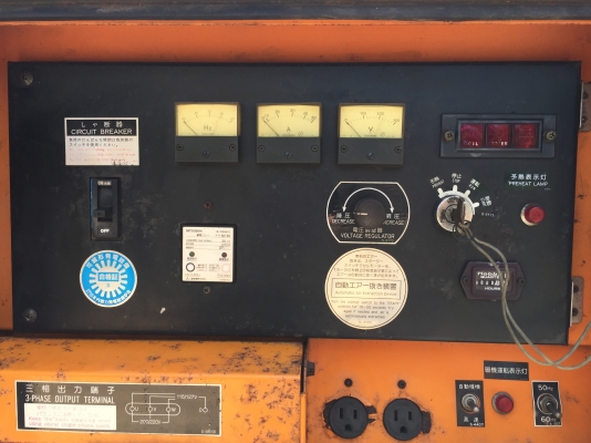 เครื่องปั่นไฟ Denyo 13 KVA พร้อมใช้งาน 0914902228,0818481185(เอ)