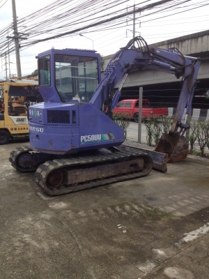 SALE___KOMATSU PC50UU-1 เก่านอกญี่ปุ่น สภาพสวย พร้อมใช้งาน