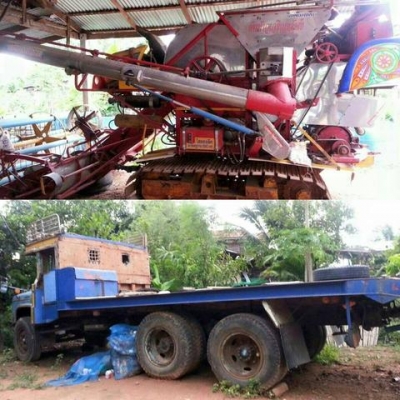 ขายเทรลเลอร์+รถเกี่ยวเกษตรพัฒนา ปี55 เจ้าช้างไวไฟ อุ้ม2.5ตัน เครื่อง6D17เทอร์โบ 225แรง ตัวเดิน10 ปั้ม23 รถเทรลเลอร์2เพลาใหญ่ เครื่องHO7C 185แรง สภาพพร้อมใช้งาน เอกสารพร้อมโอน สนใจโทร 090-8588220คุณนะ 093-3258446คุณบิว ID:narong498 หรือเข้าดูสินค้าอื่นๆได้