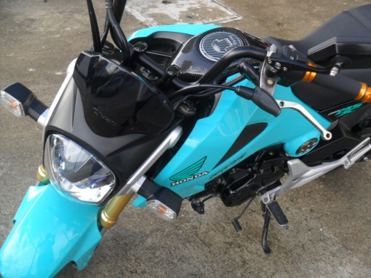 honda MSX 125 สีเขียว-ดำ ปี 2556