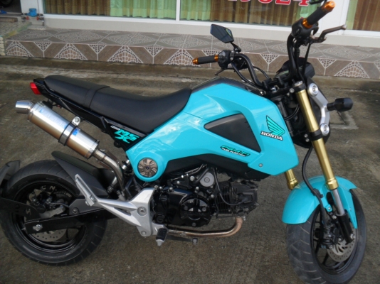 honda MSX 125 สีเขียว-ดำ ปี 2556