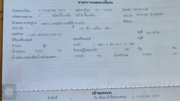 ขายอีซูซุ360รถห้างแท้เปลี่ยนหัวGIGAมาปี54