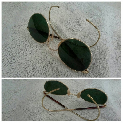 แว่นตาอเมริกันวินเทจ SR/USA Gold Filled (ทองคำแท้ผสม) 14 KT GF