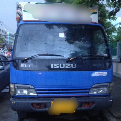 ขาย6ล้อคอก ISUZU 130 แรง กะบะยาว 5.50 เมตร