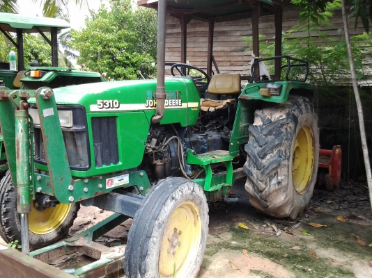 ขายตามสภาพรถไถจอนเดีย5310เพลาเดียว