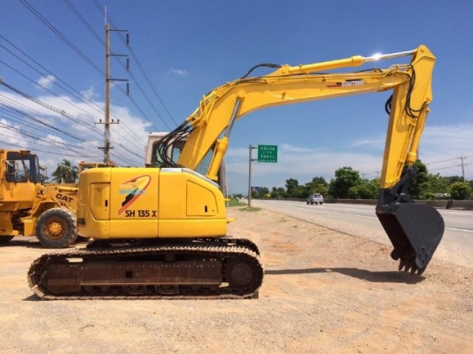 ขายรถแบคโฮ SUMITOMO SH135X-3 สภาพสวยพร้อมใช้งาน รถนอกนำเข้าเองจากญี่ปุ่น มีVDOการทำงานครับ