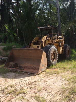 ขายรถแบคโฮ CAT 966C ฝาบาง ราคา 650000