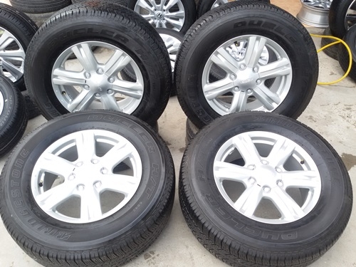 ขายล้อISUZU Mu-X New ISUZU17  ยางปี 3714 4 ล้อ