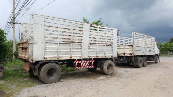 ขายรถพ่วง CWM430M ปี 38 แม่-ลูกไม่ดั้ม เครื่อง PE6 290 แรงม้า คัสซีสวยตลอดเส้น ช่วงล่างดี ยางเต็ม ทะเบียนพร้อมโอนครับ