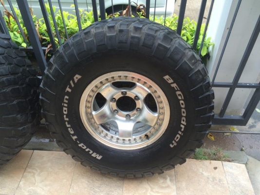 ขายล้อเก่าญี่ปุ่น ขอบ16x8. 6/139.7 สภาพดี เดิมๆ พร้อมยางbf mud 315/75/16 ดอกเหลือๆ ไม่มีปะ ราคา19000บาท ดูของพระราม2 089 0211090 Id champ_rama2 ขายล้อเก่าญี่ปุ่น ขอบ16x8. 6/139.7 สภาพดี เดิมๆ พร้อมยางbf mud 315/75/16 ดอกเหลือๆ ไม่มีปะ ราคา19000บาท ดูของพระราม2 089 0211090 Id champ_rama2