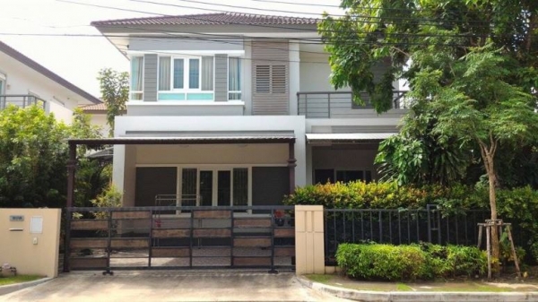 ขายบ้านเดี่ยวหลังมุม สราญสิริ ท่าข้าม-พระราม 2 เนื้อที่ 57.2 ตร.ว. Buit in ทั้งหลัง