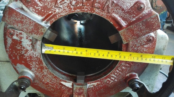 เครื่องต๊าปแป๊ปรุ่นใหญ่ Asada PISET No.6 JAPAN ขนาด 2"- 6" ตัวท้อปตัดออโต้ อุปกรณ์ครบ ฟันเดิมคมกริบแทบไม่ได้ใช้!!