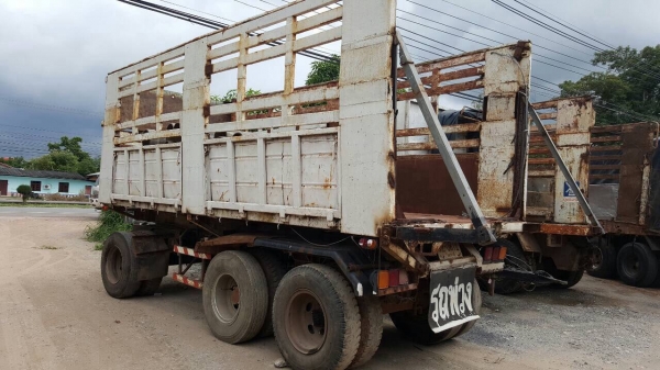 ขายลูกพ่วง 3 คานดั้ม ยาว 6 เมตร ชุดกระบอกดั้มต้องเช็คหน่อย ทะเบียนครบพร้อมโอน ราคาต่อรองได้ครับ