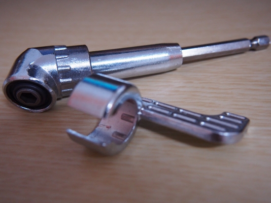 ตัวแปลง ไขควงหัวงอ 75องศา แบบยาวพร้อมด้ามจับ สำหรับงานไขน็อตในที่แคบ