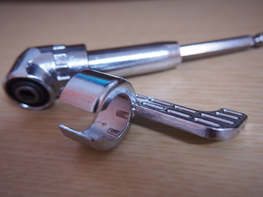 ตัวแปลง ไขควงหัวงอ 75องศา แบบยาวพร้อมด้ามจับ สำหรับงานไขน็อตในที่แคบ