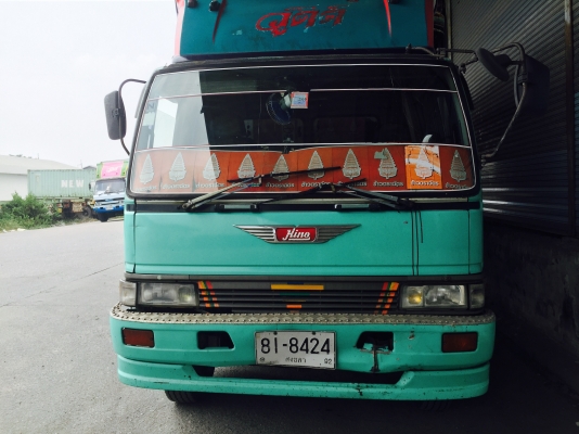 10ล้อเพลาเดียว185แรง..HINO FL176-10115...กระบะคอกไม้ วางหัวสิงห์ไฮเทค..รถบรรทุกข้าวสาร..สภาพดี