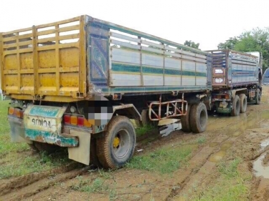 ขาย ISUZU 270 พ่วงแม่ลูก กระบะเนียมดั๊ม รถปี 51