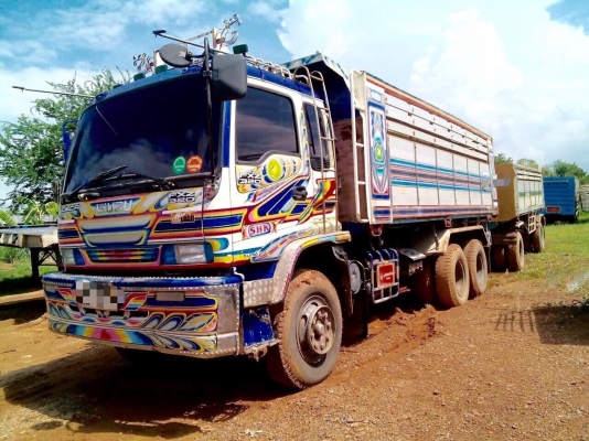 ขาย ISUZU 270 พ่วงแม่ลูก กระบะเนียมดั๊ม รถปี 51