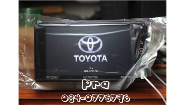 วิทยุ DVD 2DIN Toyota รุ่นมีและไม่มีระบบนำทาง รุ่นล่าสุดของ Toyota ใหม่แกะกล่องค่ะ หน้าจอ 7" ของแท้ค่ะ