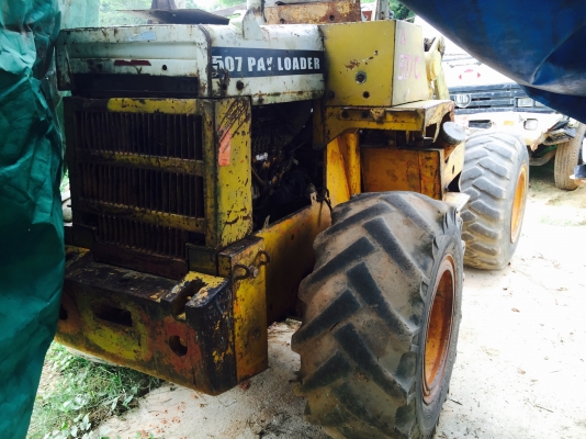 (มี4คัน)รถตักล้อยางเลี้ยวเอว..KOMATSU 507...รถเดิมๆเครื่องเดิม 4D94...รถใช้งานอยู่ มีบุ้งกี๋ครบ..