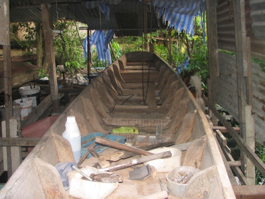 เรือไม้สักทองยาว 6 เมตร