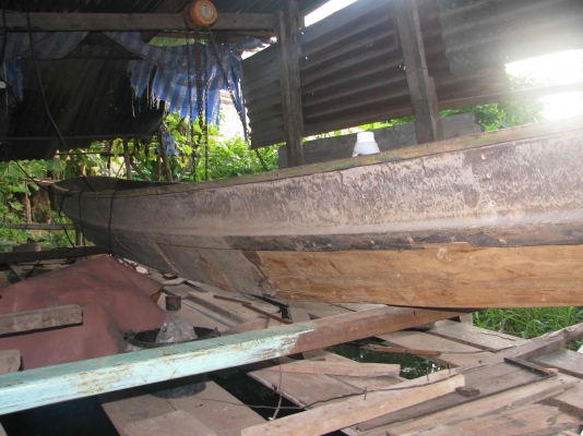 เรือไม้สักทองยาว 6 เมตร