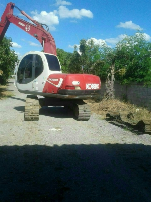 ขายรถแบคโฮ KOBELCO  sk 120-5ไฟฟ้าครบเอกสารอินวอย์สภาพเก่านอกสวยพร้อมใช้ราคา 950,000 090-772-3710 090-772-3708
