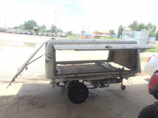 ขายหลังคาแครี่บอย ใส่รถกระบะหัวเดียว เปิด3ด้าน ฝาท้ายเต็ม มีไฟ กลางหลังคา ฝาซ้าย ขวา ราคา6000บาท ดูของพระราม2 089 0211090 Id champ_rama2