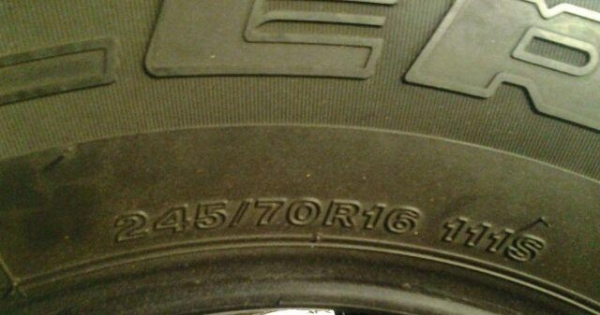 ขายยางบริสโตน245/65R17 ขายยางบริสโตน245/65R17