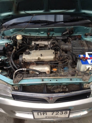 ขายด่วน MITSUBISHI LANCER,1.5 GLXi-Ltd. โฉม ท้ายเบนซ์ 97 สีฟ้า เกียร์ออโต้ ต่อรองได้