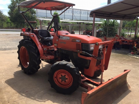 ขายรถไถKubota L3408 (4WD) พร้อมใบมีดหน้าและผานพรวนช้าง รถไร่ สีเดิมพร้อมใช้งาน ขายรถไถKubota L3408 (4WD) พร้อมใบมีดหน้าและผานพรวนช้าง รถไร่ สีเดิมพร้อมใช้งาน
