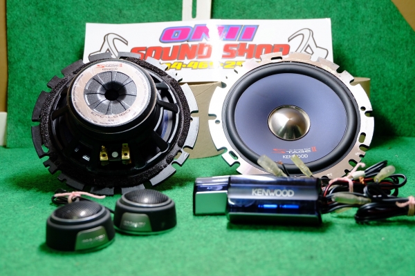 ลำโพงแยกชิ้น Kenwood ตระกูล StageII ตรงรุ่น ครบชุด รุ่น KFC-LS160 ลำโพงแยกชิ้น