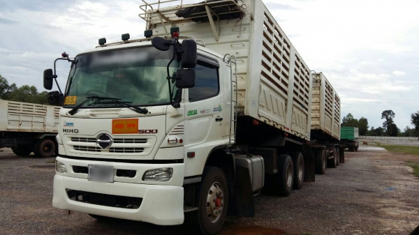 ขายรถพ่วง 22 ล้อ แม่.ลูก กระบะเหล็กคอกเกษตรดั้ม อู่.สามมิตร  HINO 344 ปี.56 รถสวย ราคา.2680000 ต่อรอง สนใจรีบจองด่วน