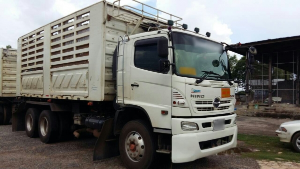 ขายรถพ่วง 22 ล้อ แม่.ลูก กระบะเหล็กคอกเกษตรดั้ม อู่.สามมิตร  HINO 344 ปี.56 รถสวย ราคา.2680000 ต่อรอง สนใจรีบจองด่วน
