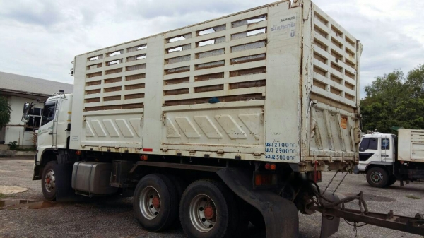 ขายรถพ่วง 22 ล้อ แม่.ลูก กระบะเหล็กคอกเกษตรดั้ม อู่.สามมิตร  HINO 344 ปี.56 รถสวย ราคา.2680000 ต่อรอง สนใจรีบจองด่วน