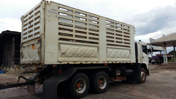 ขายรถพ่วง 22 ล้อ แม่.ลูก กระบะเหล็กคอกเกษตรดั้ม อู่.สามมิตร  HINO 344 ปี.56 รถสวย ราคา.2680000 ต่อรอง สนใจรีบจองด่วน