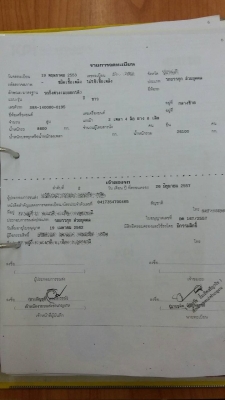 หางกึ่งพ่วง ดั้มท์ สามมิตร 2 เพลา 8 เมตร ปี53 สภาพสวยๆ ราคา  480,000บาท