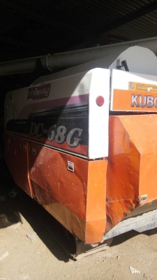 รถเกี่ยวข้าวคูโบต้า DC68 พร้อมเทรเลอร์ รถสภาพพร้อมใช้งาน