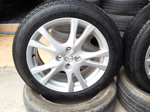 ขายล้อแม็กซ์ Mazda 2 ขอบ16 ยาง185/55/16 ปี 4612 4 ล้อ ขายล้อแม็กซ์ Mazda 2 ขอบ16 ยาง185/55/16 ปี 4612 4 ล้อ
