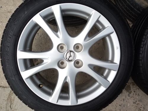 ขายล้อแม็กซ์ Mazda 2 ขอบ16 ยาง185/55/16 ปี 4612 4 ล้อ ขายล้อแม็กซ์ Mazda 2 ขอบ16 ยาง185/55/16 ปี 4612 4 ล้อ