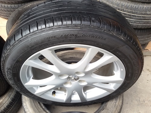 ขายล้อแม็กซ์ Mazda 2 ขอบ16 ยาง185/55/16 ปี 4612 4 ล้อ ขายล้อแม็กซ์ Mazda 2 ขอบ16 ยาง185/55/16 ปี 4612 4 ล้อ