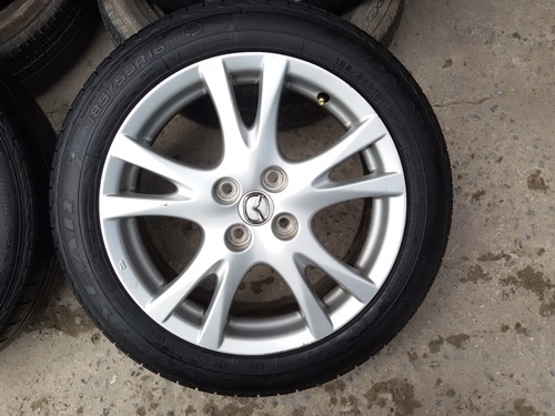 ขายล้อแม็กซ์ Mazda 2 ขอบ16 ยาง185/55/16 ปี 4612 4 ล้อ ขายล้อแม็กซ์ Mazda 2 ขอบ16 ยาง185/55/16 ปี 4612 4 ล้อ